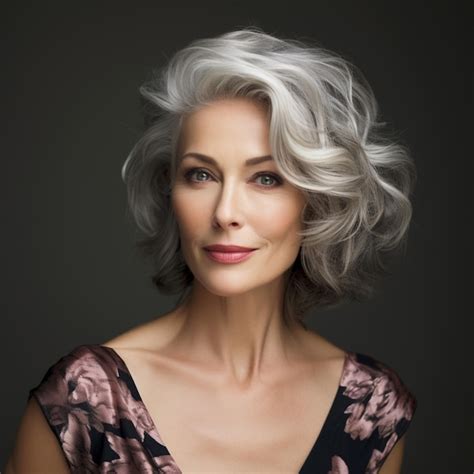 Premium AI Image Beautiful Gorgeous 50s Mid Aged Mature Woman