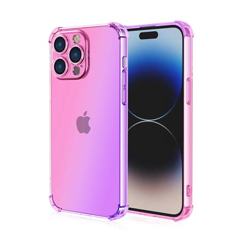 BLKNAIM Phone case For iPhone 15pro max case Gradient Four corners Anti