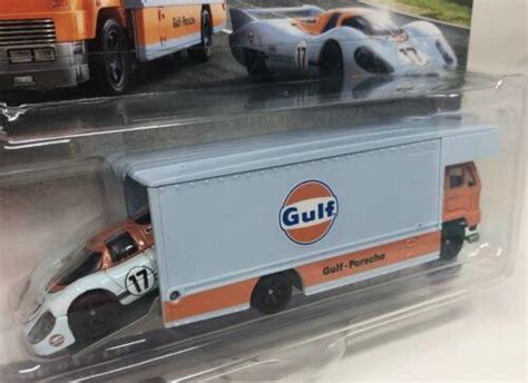 Porsche Lh Fleet Flyer Hot Wheels Car Culture Team Transport Case Q