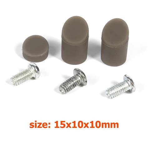 Dirt Proof Mudguard Rear Back Fender Guard Shelf Screws Rubber Caps For