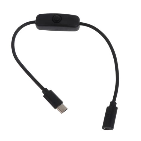 Кабель переключателя питания для источника 4B, удлинитель USB типа C ...