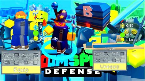 New Towers Tycoon And Lumi Showcase Doomspire Defense Youtube