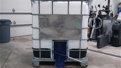 Ibc Tote Grain Bin For Bulk Feed Youtube