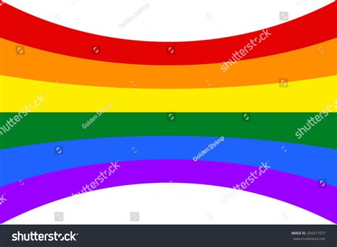 Gay Lgbt Rainbow Flag Vector Stock Vector Royalty Free