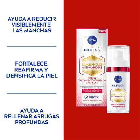 Nivea Luminous S Rum Anti Edad Tratamiento Avanzado Anti Manchas X