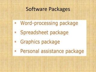 application software packages pptx