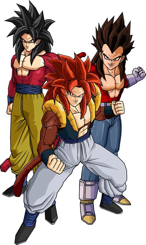 Japanese Anime Dragon Ball Z GT Gogeta Super Saiyan 4 SSJ4 Son Goku