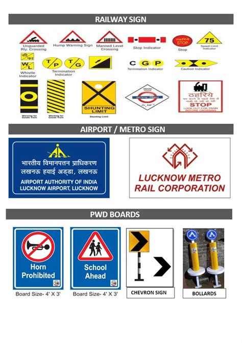 Stainless Steel Cantilever Board Sign Boards For Pwd Department Shape