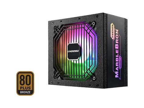 Enermax MarbleBron RGB 850W 80 PLUS BRONZE Certified, Semi-Modular ...