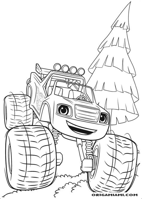Blaze Desenhos Para Colorir