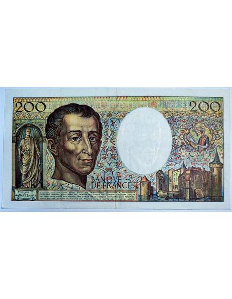 200 FRANCS MONTESQUIEU 1992 L 105 BILLET DE BANQUE Qualité TTB