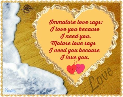 Immature Vs Mature Love Desi Comments