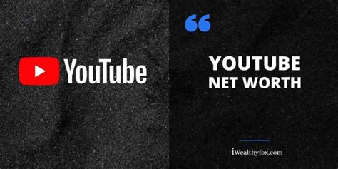 YouTube Net Worth ( April 2025) - iWealthyfox
