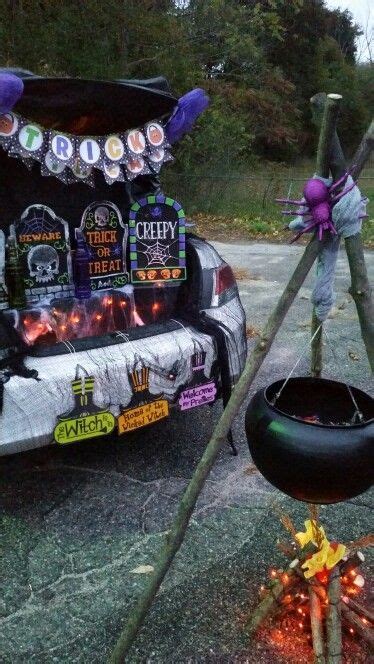 Witch themed trunk or treat | Trunk or treat, Truck or treat, Halloween ...