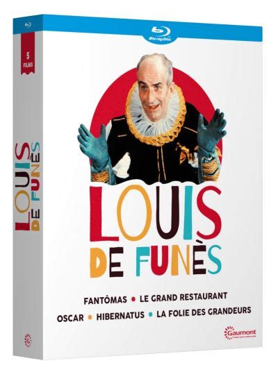 Coffret Louis de Funès 5 Films Blu ray André Hunebelle Jacques