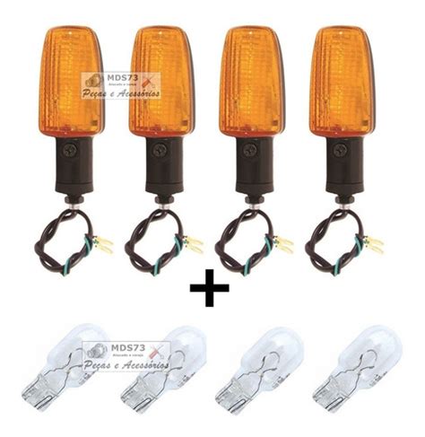 Farol Cbx 250 Twister 02 08 Aranha 4 Piscas Lâmpadas