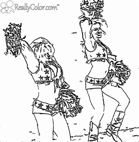 Coloring Pages Of Cheerleader At Free Printable Colorings Pages To Print And