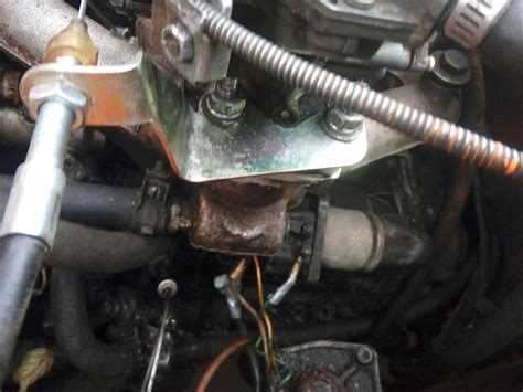 кронштейн крепления тросика газа — ИЖ 2125, 1,6 л, 1989 года | своими ...