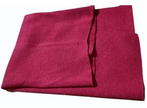 Plain Solids Maroon Polyester Knitted Fabric At Rs Meter In