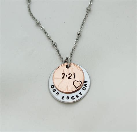 Anniversary Necklace Anniversary T T For Wife T Etsy