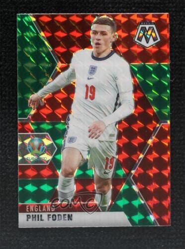 Panini Mosaic Uefa Euro Choice Red And Green Prizm Phil Foden