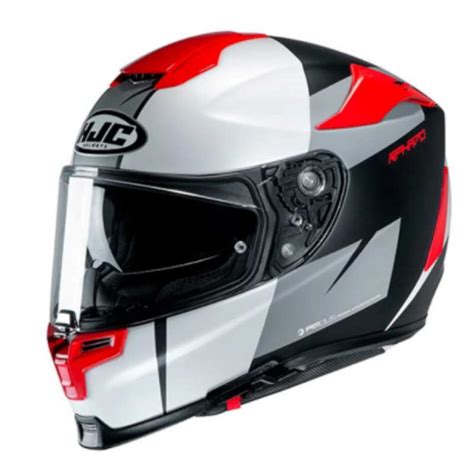 Casco Hjc Rpha Terika Rojo Blanco Negro Nilmoto