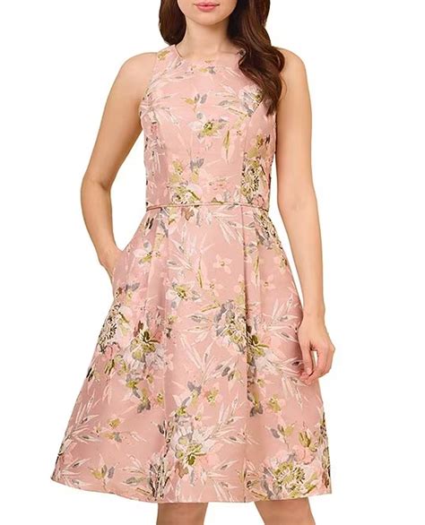 Floral Jacquard Dress