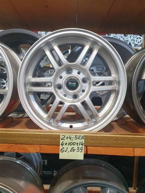 Megami, 14", 1 шт, Ширина диска 6.0" Вылет (ET) 39 мм. 4x100, литой, 56 ...