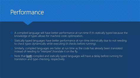 Static Typing Vs Dynamic Typing Languages Ppt