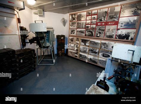 Machine Gun Interior Fort Mo S Alej Museum Of The Fortifications