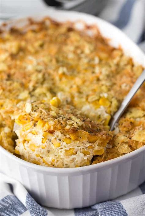 Cheesy Corn Casserole Simply Stacie