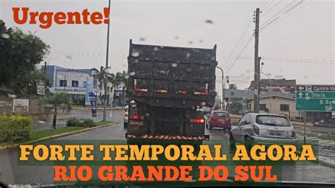 Urgente Temporal Agora Na Grande Porto Alegre Youtube