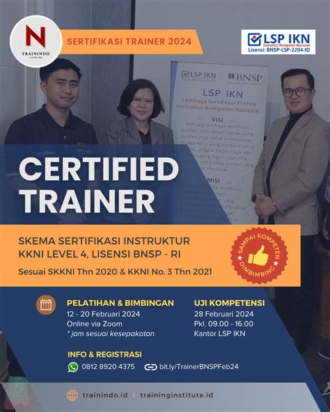 Sertifikasi Trainer Bnsp Trainindo