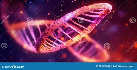 Dna Molecule Structure Medical Science Research Of Chromosome Dna