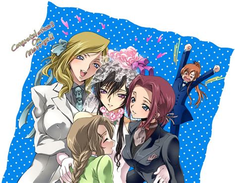 Lelouch Vi Britannia Kouzuki Kallen Nunnally Vi Britannia Shirley