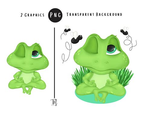 Frog Clipart Png Transparent Background Etsy Hong Kong