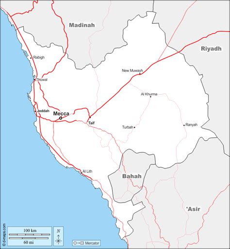 Makkah Madinah Map - Christoper