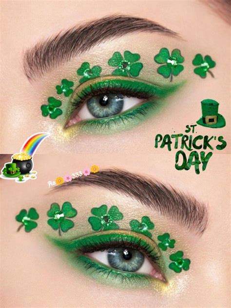 Happy Saint Patricks Day ☘️🍀🍀☘️ In 2024 Saint Patricks Day Makeup