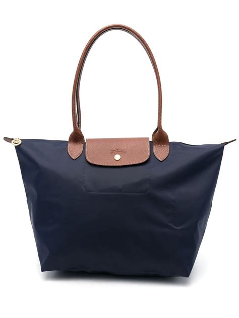 Longchamp Le Pliage Original Large Shoulder Bag Blue FARFETCH In