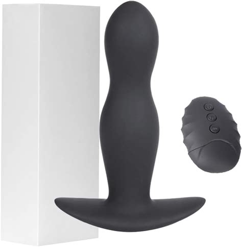 Amazon Anal Butt Plug Remote Control Inflatable Anal Vibrator Wearable Vibrating Butt Plug