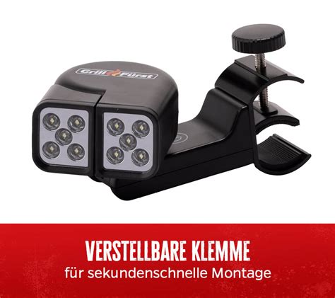 Grillfürst Universal LED Grilllampe Grilllicht Grifflicht