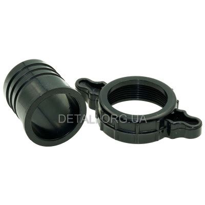 Переходник мотопомпы с фланца на шланг d49mm №2 (пластмассовый ...