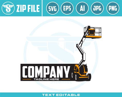 Cherry Picker Svg Cherry Picker Vector Bucket Truck Svg Etsy