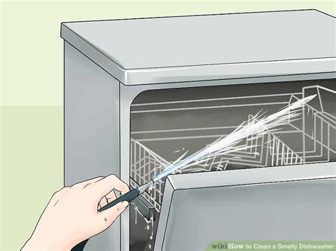 how to clean a smelly dishwasher