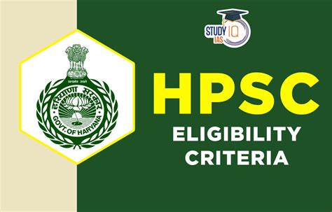 HPSC Eligibility Criteria 2023 Age Limits And Qualification