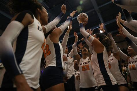 UTEP volleyball team holds off North Texas in four sets