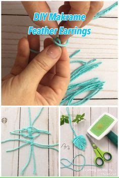 Learn Macrame Knotting And Make Macrame Feathers With 2 Simple Macrame