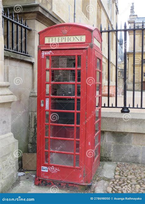 The Red Telephone Box, a Telephone Kiosk for a Public Telephone ...