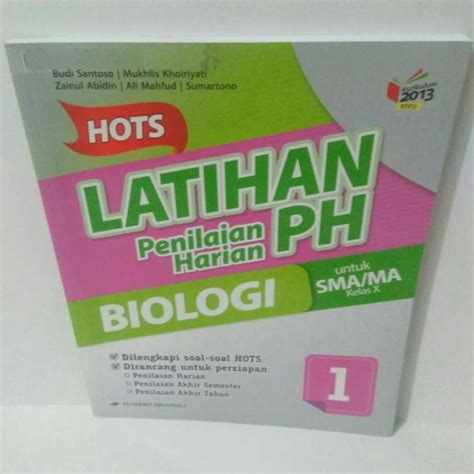 Jual Buku Soal SMA HOTS LATIHAN PENILAIAN HARIAN Biologi Kelas 1 K13