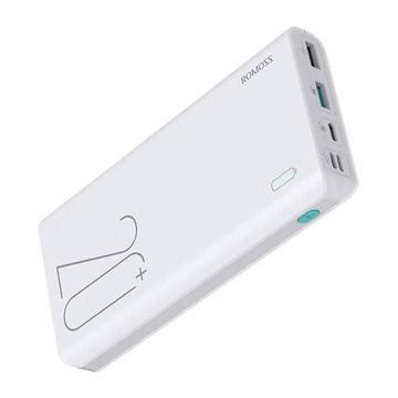 Romoss Sense Power Bank Mah X Usb A Usb C Alb